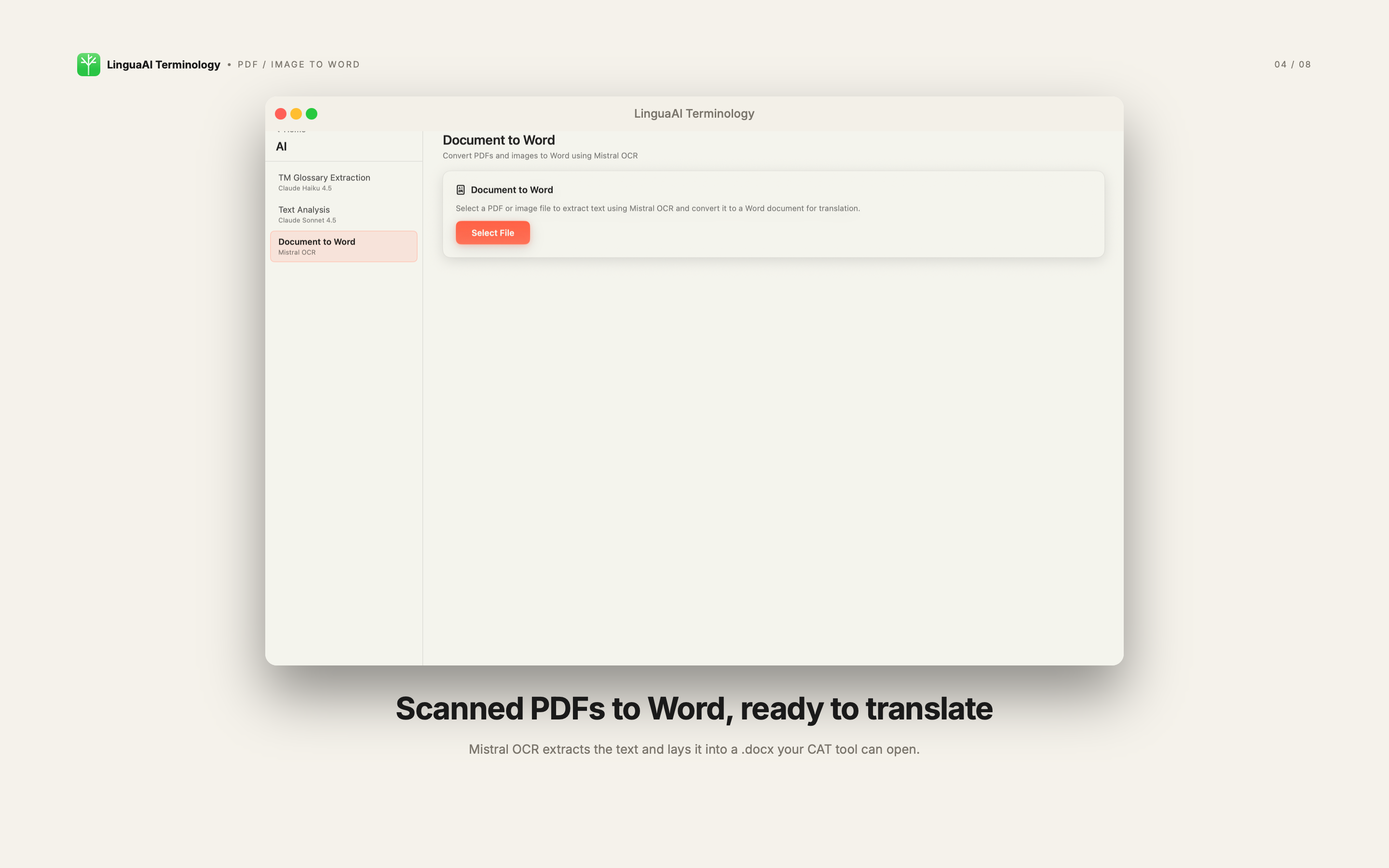 Document to Word conversion using Mistral OCR